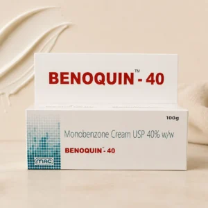 Benoquin Monobenzone Cream USP 40% ww Tube 100g In Dubai Benoquin Cream 40 Monobenzone Depigmentation Cream 100g Tube