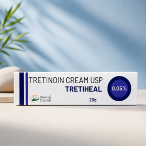 Tretiheal-0.05-20g Tretiheal 0.05% 20g Tretinoin Cream USP tube for beginners in Dubai
