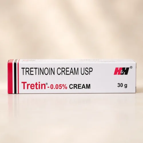 Tretinoin Cream USP Tretin 0.05% 30g for Acne and Fine Lines