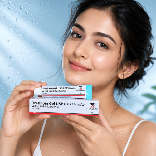 Tretinoin Gel USP 0.025% w/w 20g A-Ret Gel for Acne Treatment in Dubai